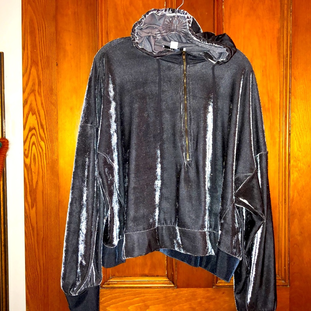 Favlux fashion velvet hoodie